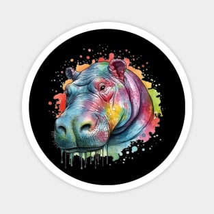 Colorsplash Hippo Magnet